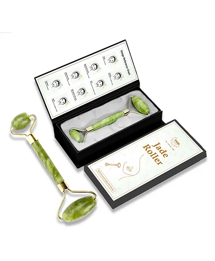 The Natural Wash Jade Roller for Improving Skin Texture- Green 