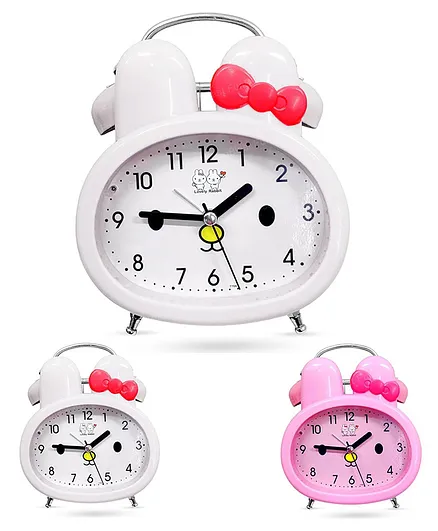 FunBlast Bunny Twin Bell Alarm Clock (Random Color and Design)