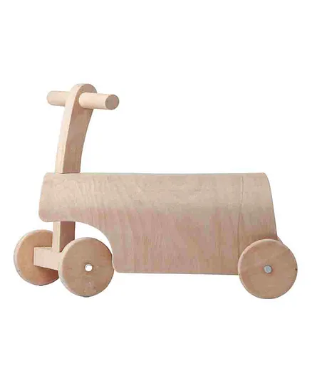 Ariro Wooden Push Scooter - Brown 