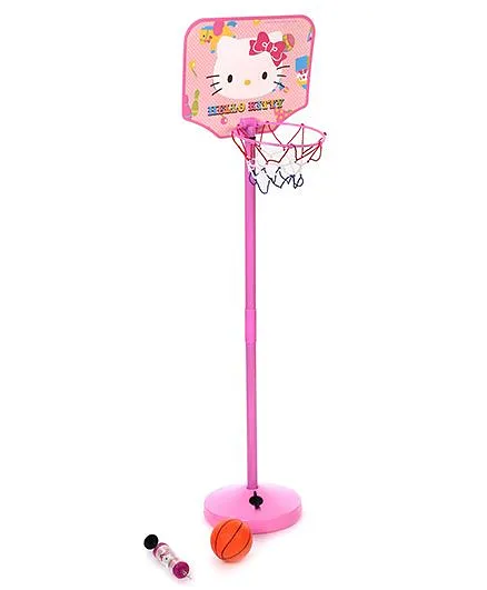 Hello Kitty Adjustable Basket Ball Board - Pink
