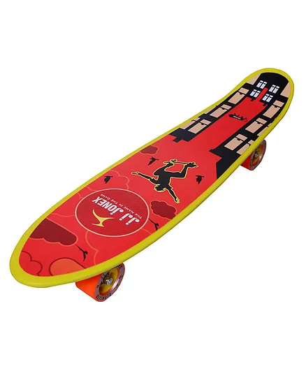 JJ Jonex Play Fiber Skateboard Medium - Red