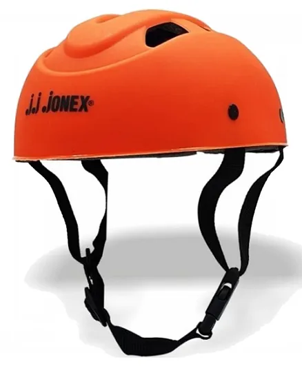JJ JONEX Protective PVC Helmet With Strap Small - Orange