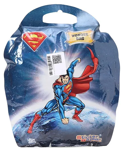 Superman wonder Bag Pack Of 6 - Blue