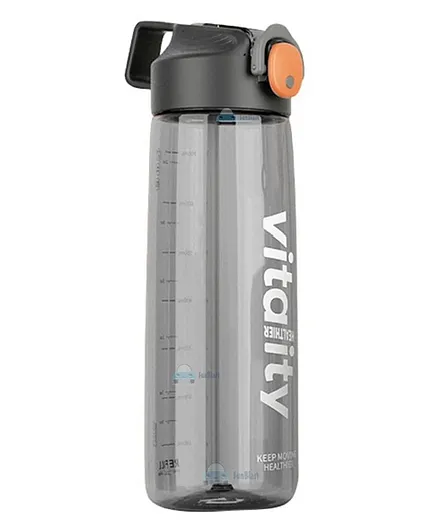 FunBlast Tritan BPA Free Sports Water Bottle Black - 760 ML