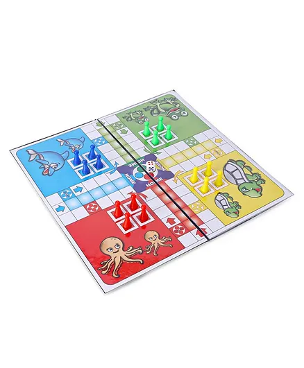 Annie Magnetic Ludo Snakes & Ladder - Multicolor