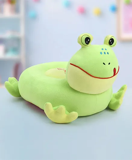 Babyhug Frog Shaped Soft Seat - Green