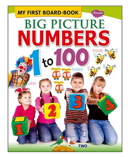 My First Big Picture Numbers 1 to 100 Board Book - English