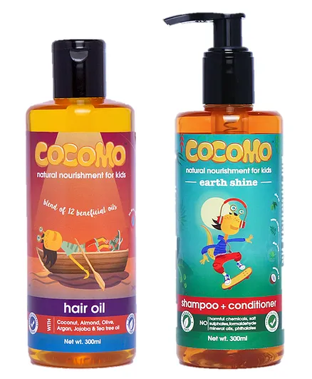 Cocomo Hair Oil + Earth Shine Shampoo - 300 ml Each Online in India, Buy at Best Price from - 10821115 Cocomo Hair Oil + Earth Shine Shampoo - 300 ml Each Online in India, Buy at Best Price from - 10821115