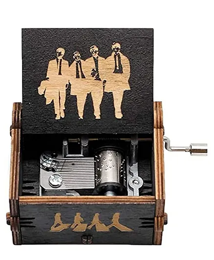 Eitheo Beatles Theme Wooden Handcrafted Music Box - Multicolour