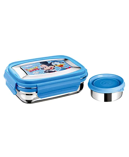 Mickey Super Food Lunch Box Small - Blue