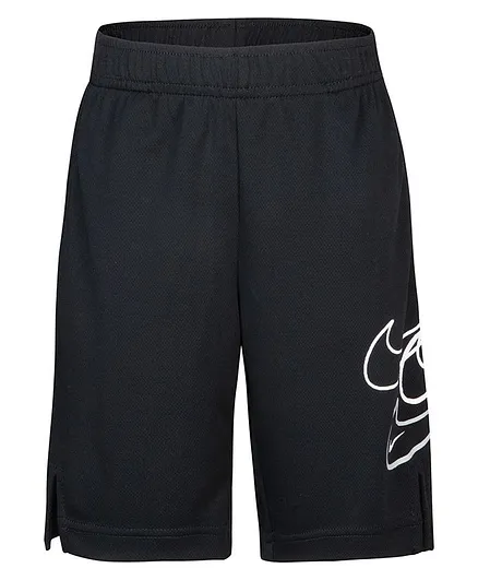 Nike Dri-Fit Logo Printed Shorts - Black