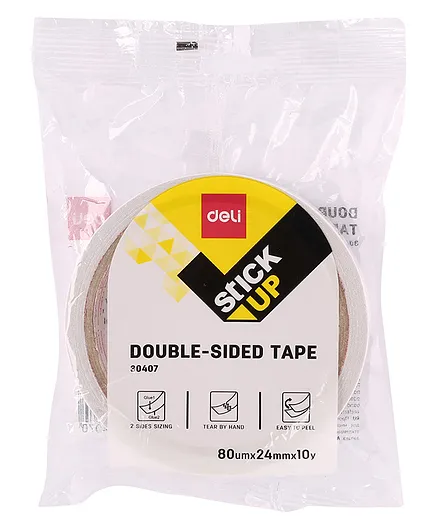 Deli Strong Adhesive Double Sided Tape 24mm - Transparent