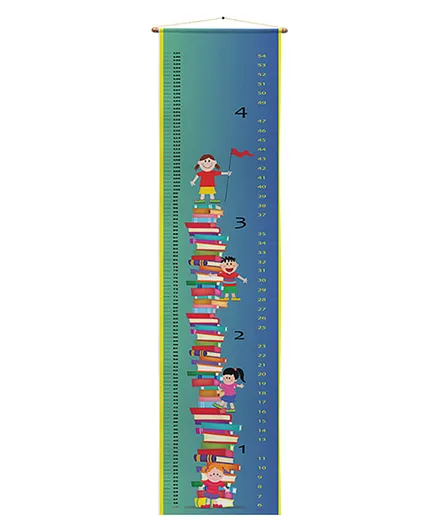 Right Gifting Satin Removable Height/Growth Measurement Wall Hanger - Multicolor