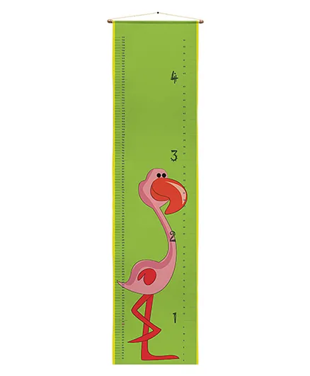 Right Gifting Satin Removable Height/Growth Measurement Wall Hanger - Green