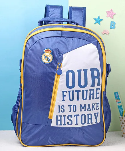 Real Madrid School Bag Blue - 18 Inch