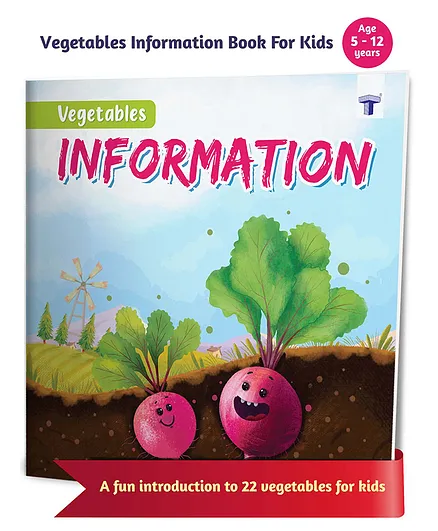 Blossom Early Learning Vegetables Picture Books - English