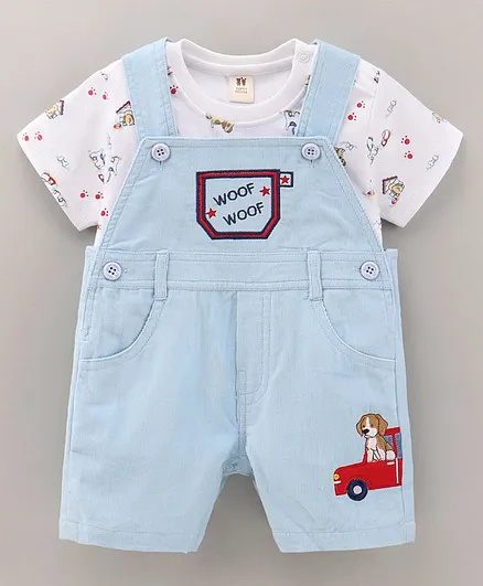 light cotton dungarees