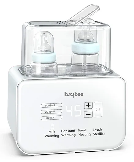 Baybee 6 in 1 Bottle Warmer & Sterilizer With LCD Temperature Display - Grey