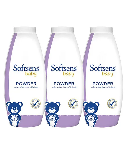 Softsens Baby Powder Pack of 3 - 200 gm Each