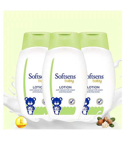 Softsens Baby Lotion Pack of 3 - 200 ml Each