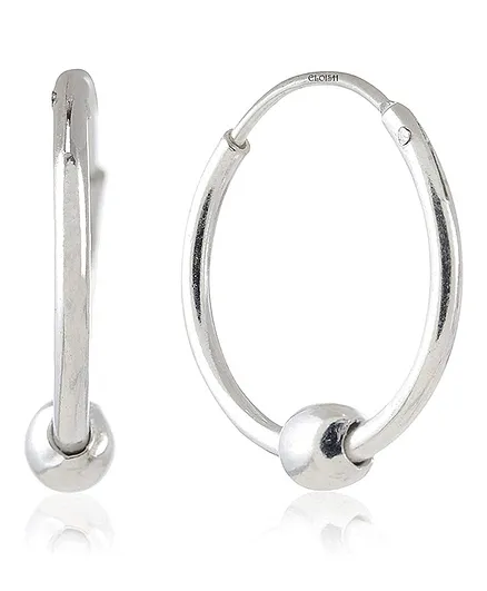 Eloish 92.5 Sterling Small Hoop Earrings - Silver
