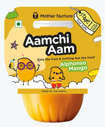 Mother Nurture Aamchi Aam Puree Stage 1 Baby Food - 240 gm