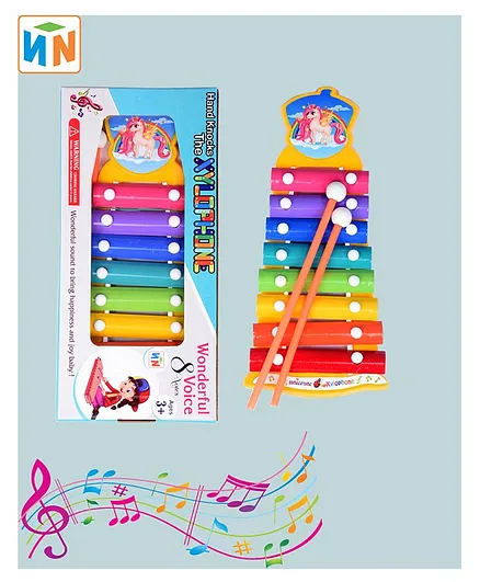 NIYANA TOYZ Unicorn Xylophone - Multicolour