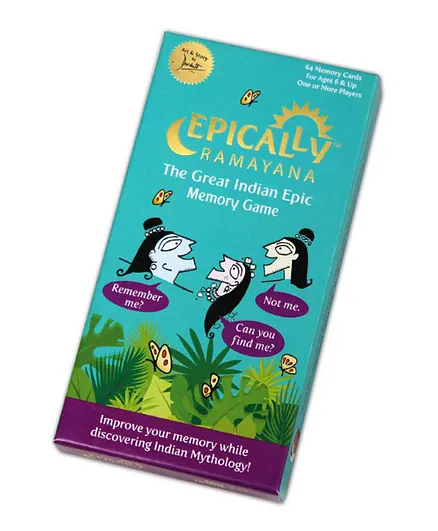 Positively Perfect Epically Ramayana Memory Matching Card Game - 64 Cards