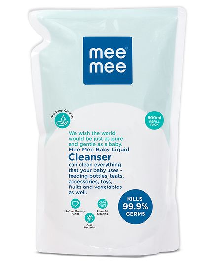 Mee Mee Baby Accessories And Vegetable Liquid Cleanser - 500 ml (Refill Pack)