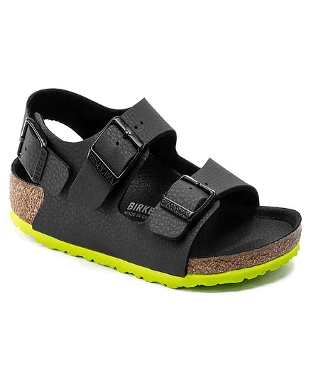 birkenstock milano all black