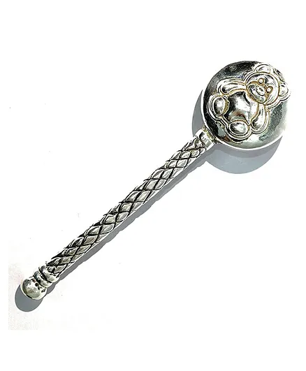 Dhruvs Collection  Exclusive BIS Hallmarked 999 Pure Silver Hollow Rattle - Silver