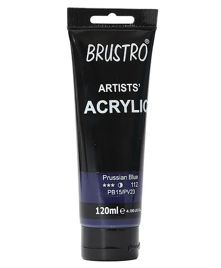 Brustro Artists Acrylic Colour Prussian Blue - 120 ml
