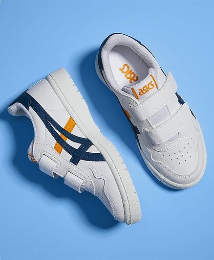 ASICS Kids Japan S Ps Solid Casual Shoes - White Indigo