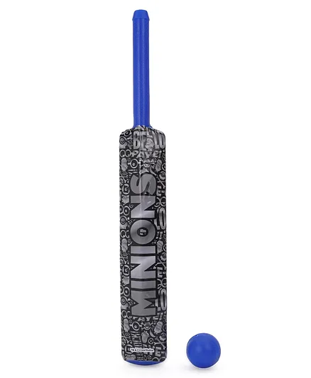 Minions Plastic Jumbo Cricket Bat and Ball Set - Blue