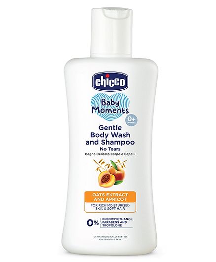 Chicco Baby Moments Gentle Body Wash And Shampoo - 100 ml