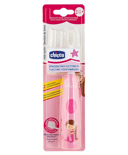 Chicco Gentle Electric Toothbrush - Pink White