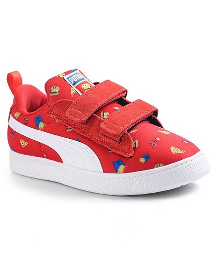 Puma Suede Light-Flex FoodiesV PS Casual Shoes - Red