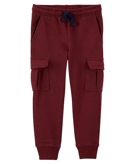 Carter's Pull On French Terry Joggers - Red