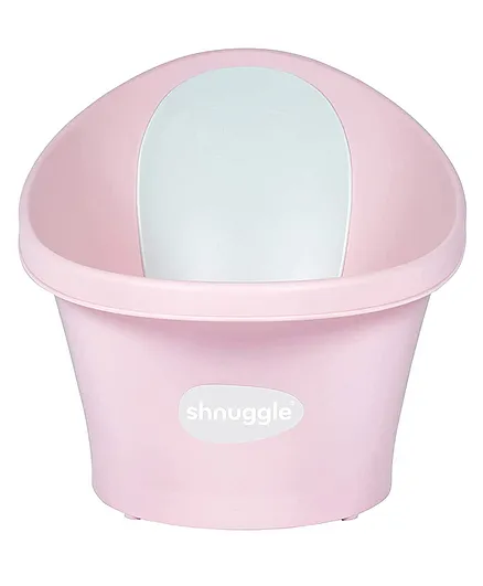 Shnuggle Bath Tub with Plug - Pink