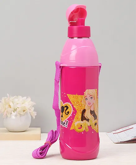 Cello Puro Steel-X Kid Zee Water Bottle Pink 540 ml (Colour & Print May Vary)