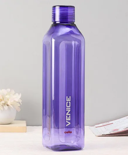 Cello Venice Plastic Water Bottle Purple- 1000 ml