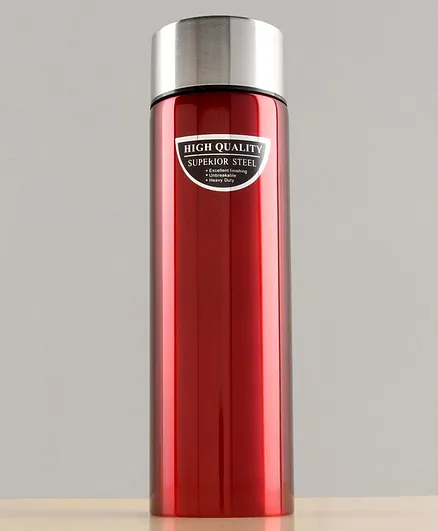 Cello H2O Stainless Steel Water Bottle Red - 1 Litre