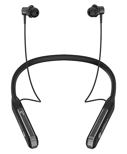 Just Corseca Solitaire Bluetooth Neckband With 14.2 mm Driver - Black