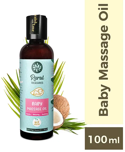 Rural Treasure Natural Baby Massage Extra Virgin Coconut Oil - 100 ml