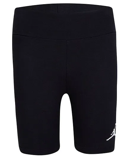 Jordan Logo Print Bike Shorts - Black