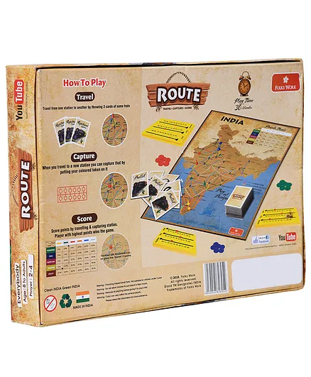  Folks Work Route Board Game - Multioclour
