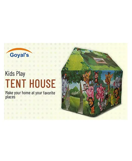 Goyal's Dream Play Animal Design Jungle Zoo Tent House - Green