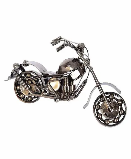 Desi Karigar Harley Davidson Replica Toy Bike - Silver