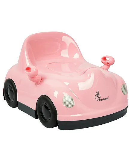 R for Rabbit Car Themed Potty Chair -  Pink