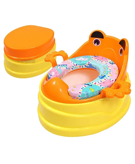 Clever Fox 4 in 1 Potty Training Seat With Detachable Potty Bowl - Multicolour